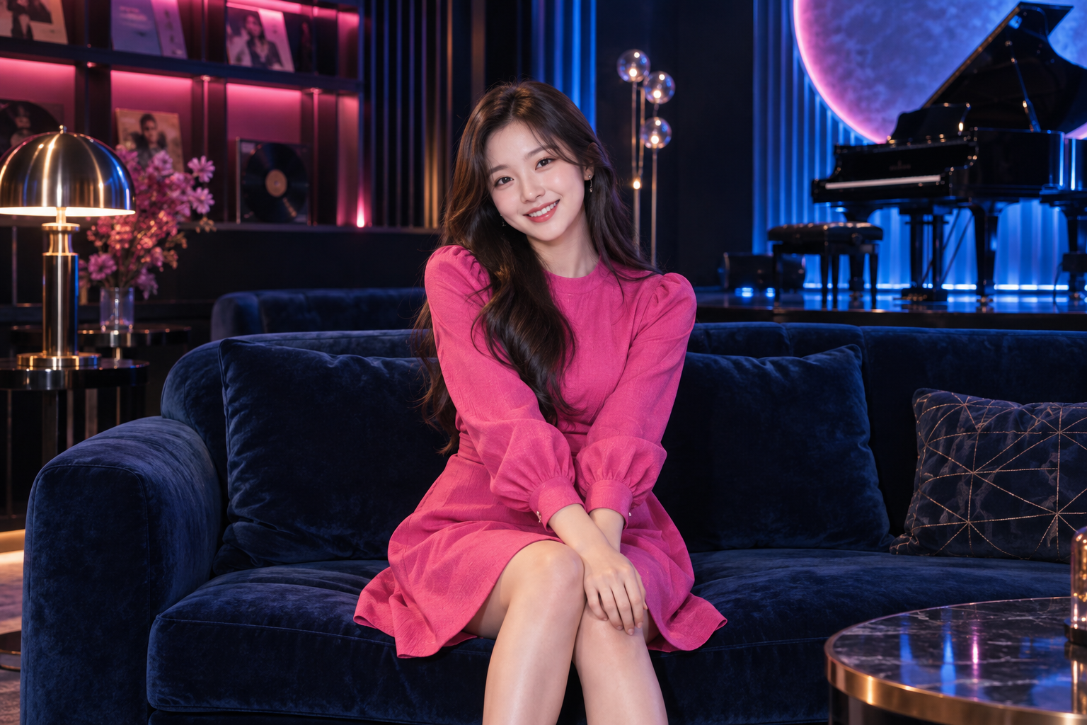 한 명이 편안하게 즐기는 캐슬 라운지 분위기
